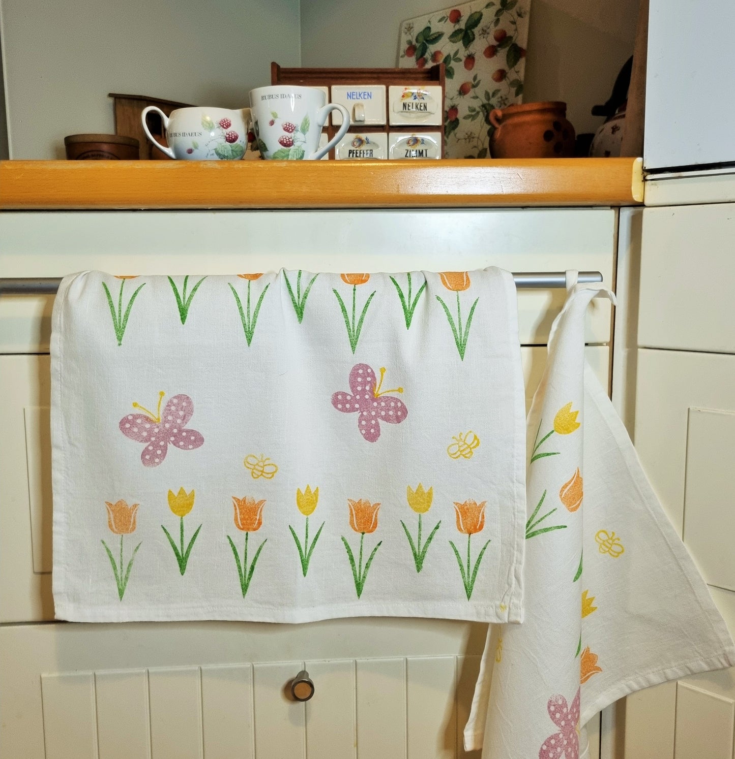 Geschirrtuch Frühling